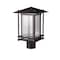Designers Fountain Hadley Burnished Bronze Cast Aluminum Line Voltage Outdoor Weather Resistant Post Light LED32536-BNB - alternate 2